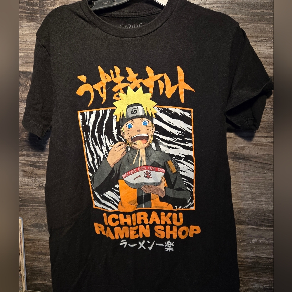 Naruto Shippuden Mens' Anime Shirt Ichiraku Ramen‎ Shop Adult T-Shirt, Medium